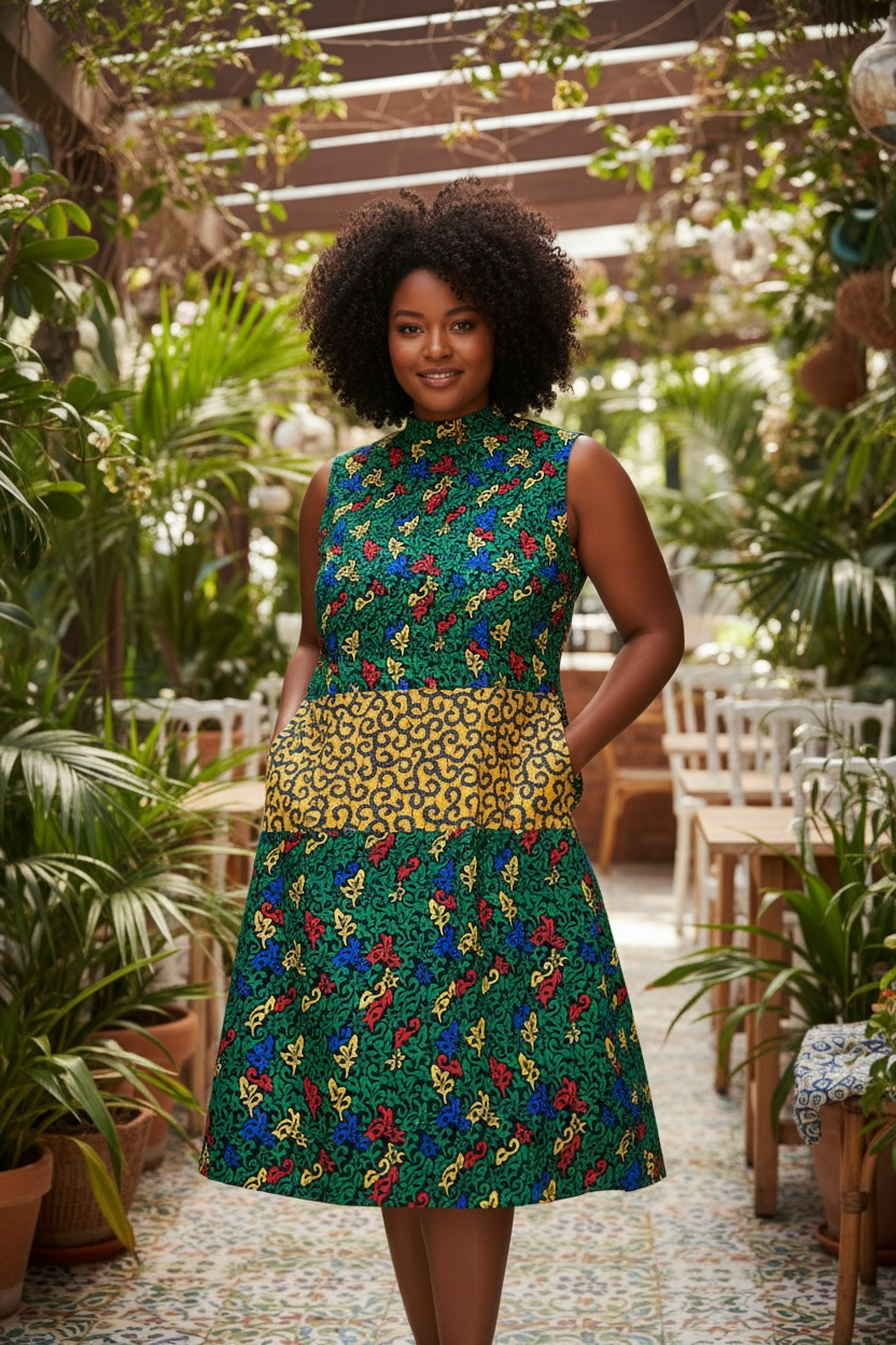 Floral A-Line Dress
