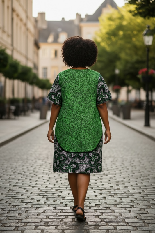 The Verdant Botanical Shift Dress