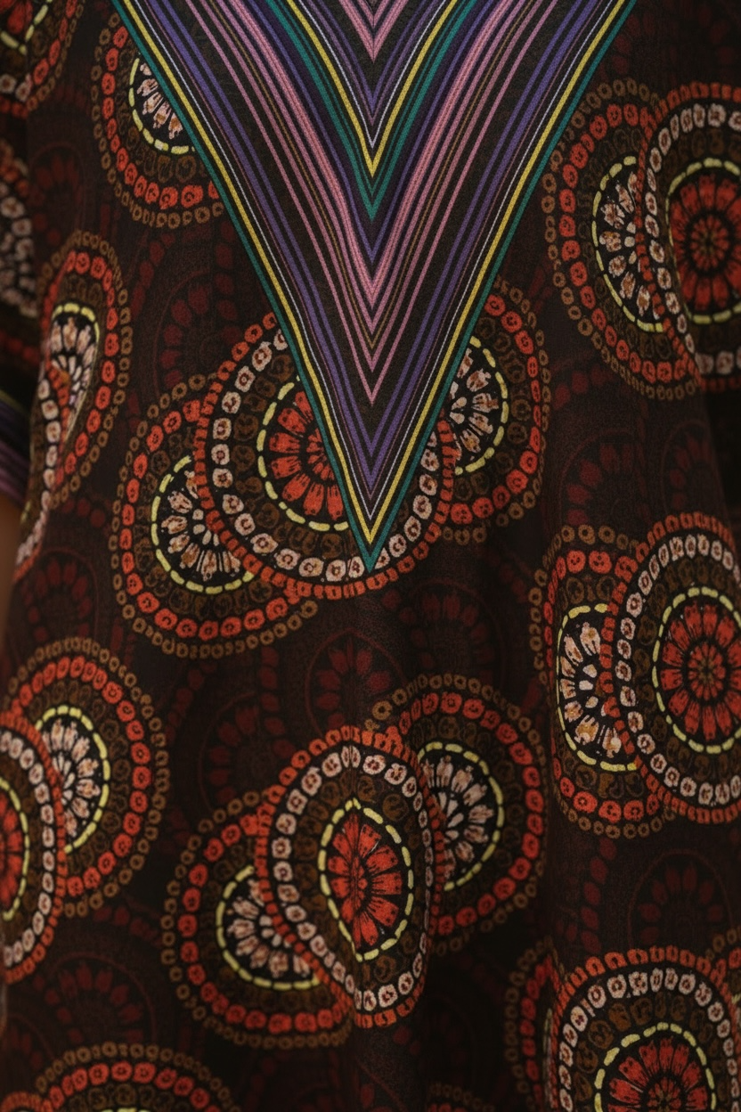 Boho V-Neck  Caftan
